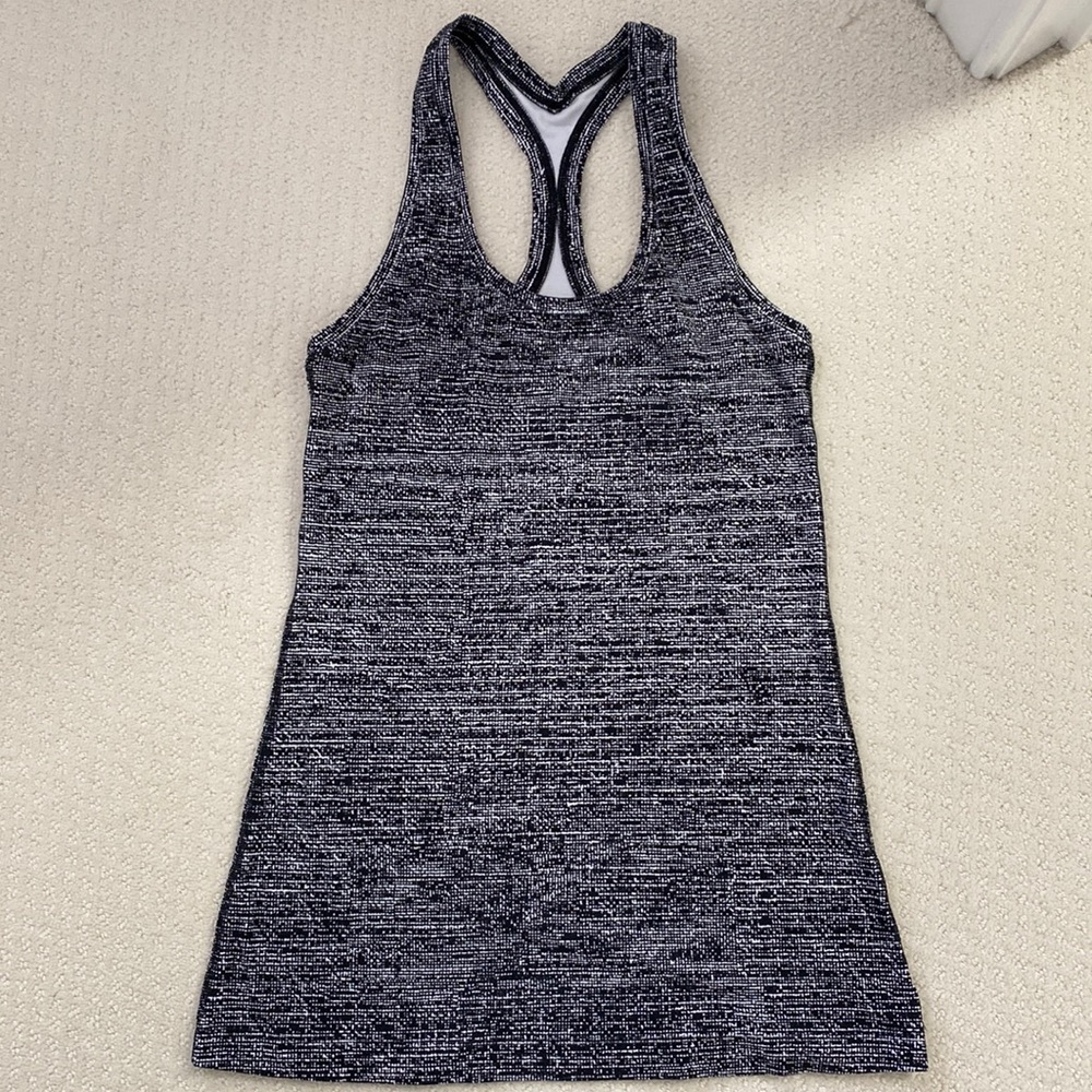 Lululemon Tank Top, Size 4, Black/gray color